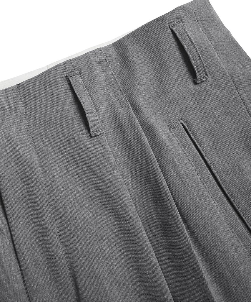 FILLCHIC Double-Pleat Pants (Gray)