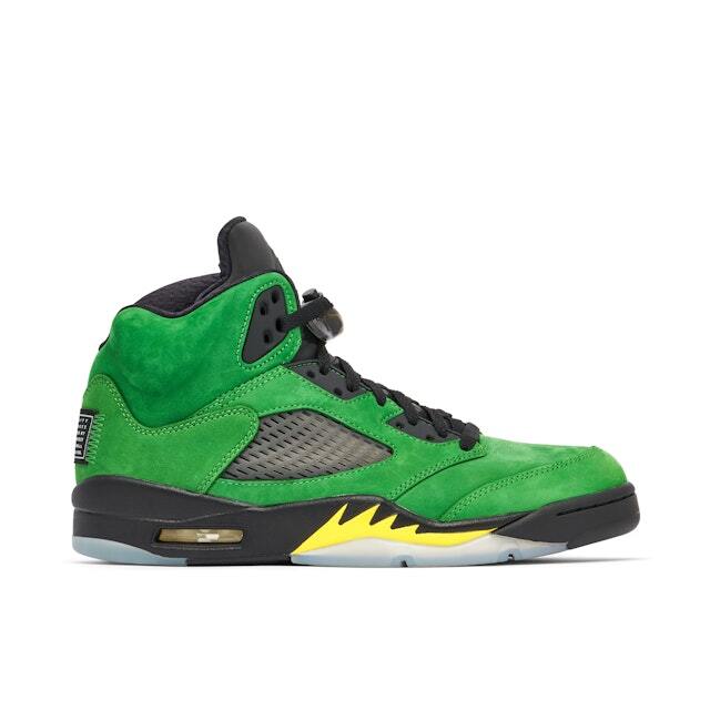 CK6631-307 Nike Air Jordan 5 Oregon Ducks (Men's)