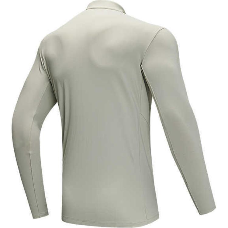 Anta Training Series Sports Elastic Warm Fleece Knitted Top Men tops Qingluan-Gray 152447410N-2