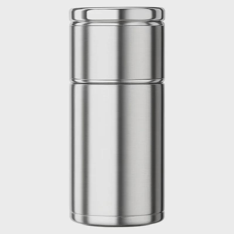 Compact 316 Stainless Steel Tea Infuser Thermos Cup - Portable Water Separation Design for Men and Women, Perfect Gift