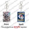 Anime Cartoon Venusaur Bulbasaur Charizard Mewtwo Pocket Monsters Acrylic Keychain Accessories Pendant Key Ring Charm Gifts Toys