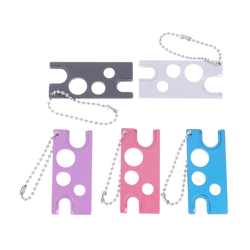 Universal Eyelash Glue Caps Opener Metal Essential Oil Bottle Opener Replacement Bottle Mouth Head Anti-Blocking Eyelash Tool