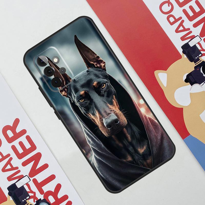 Dachshund Doberman Dog Case For Samsung Galaxy A53 A16 A26 A36 A56 A55 A35 A15 A52 A32 A12 A33 A13 A14 A34 A54 A17