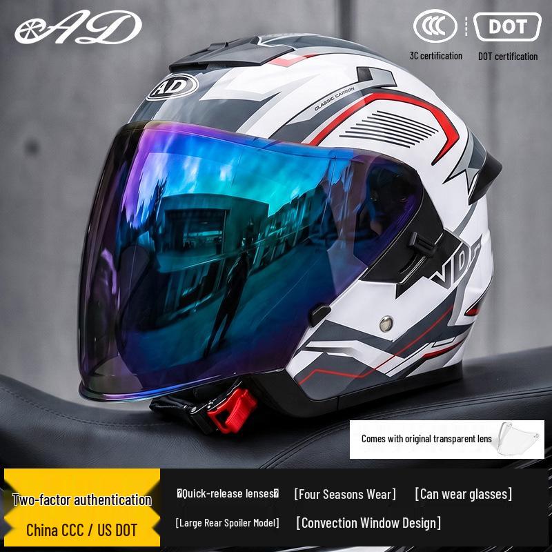 3C Certified Unisex Class A Motorcycle Helmet for All Seasons