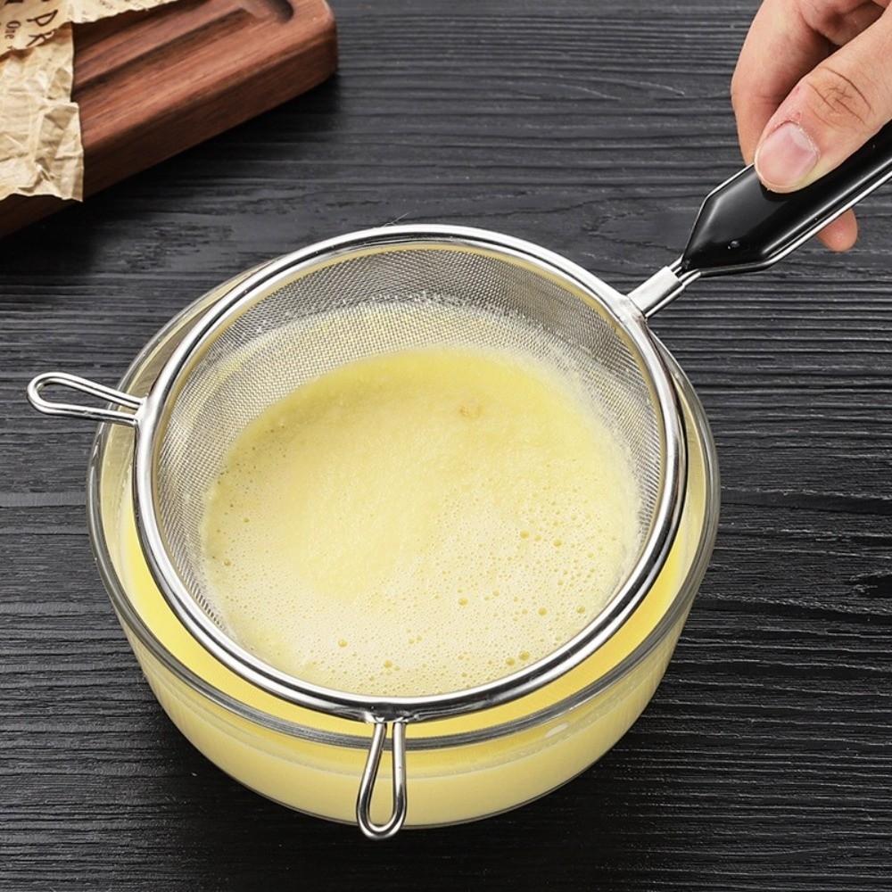 12 14 16 20 22cm Food Strainer Colander Stainless Steel Fine Mesh Strainer  for Kitchen