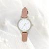 Fieldwork Women's Analog Watch with Leather Strap, Easy to Read, Pink, Concealed, JN008-2