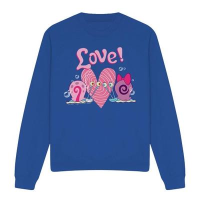 SpongeBob SquarePants Unisex Adult Valentine's Love Gary & Snellie Sweatshirt
