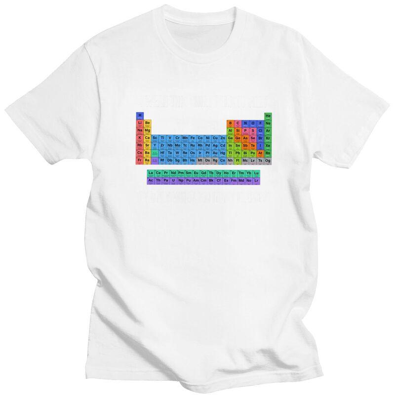 Funny Chemistry Periodic Table Science Teacher Gift T Shirts ShortSleeve Tshirt Streetwear Tee Tops Loose Oversized Clothes