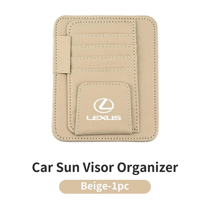 

Car Visor Sunglasses Holder Card Bag Glasses Storage Clip Interior For Lexus CT ES GS NX IS250 CT200h IS300h ES300h RX400h NX