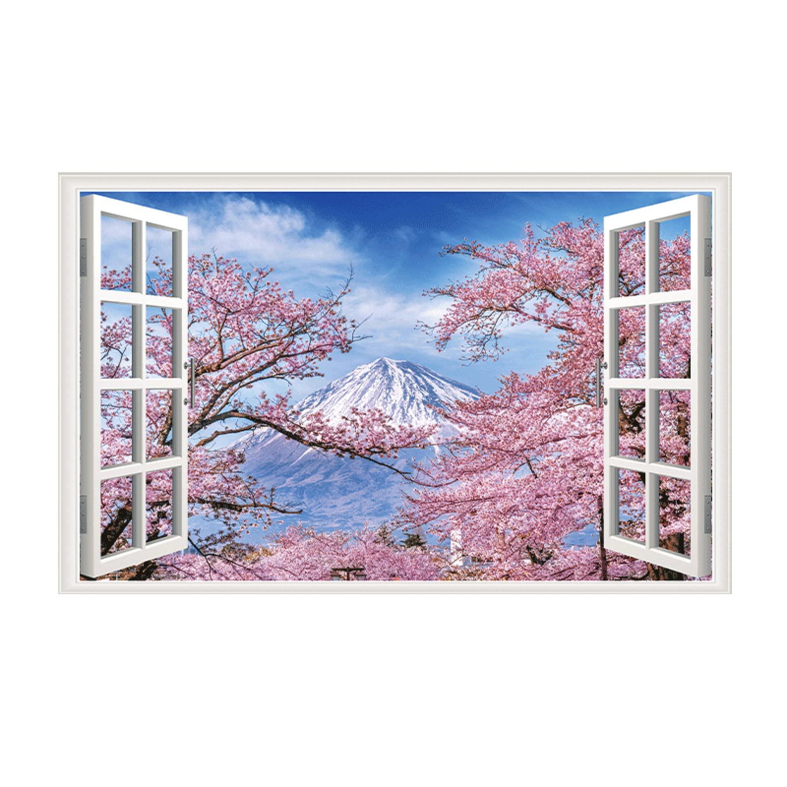 

Wall Fake Window Window Poster Natural 3D Room Waterproof Home Hawaii Natural Interior Wall Wall Sticker Sticker, Sticker, Sticker, Removable,