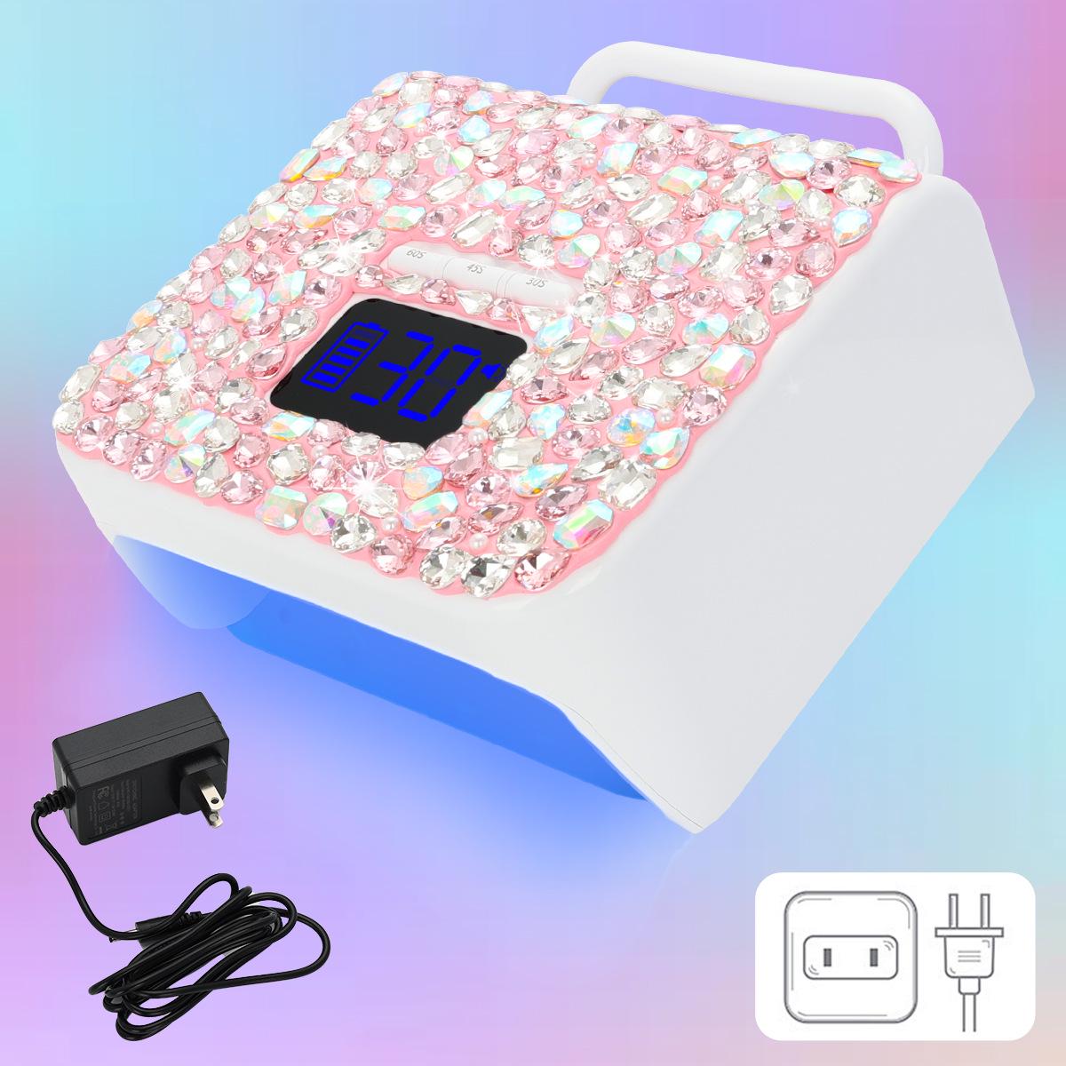 Wireless Rechargeable 220W Ceramic Nail Dryer with High Power for Professionals