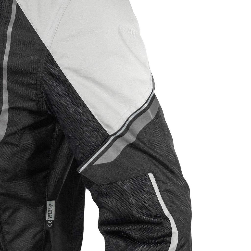 Motorcycle Jacket Protective Half Mesh Jacket 12955 For and Autumn Mesh Material CE Standard Level 2 CE Standard Protector Black S [KOMINE] JK-146