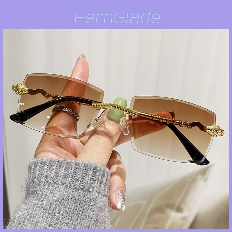 Cheetah Themed Polygon Sunglasses With Uv400 Protection For Fashionable Outdoor Activities