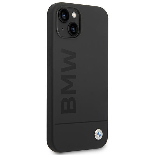 Bmw Case Bmhmp14Mslblbk Iphone 14 Plus/ 15 Plus 6,7 Black/Black Hardcase Silicone Signature Logo Magsafe