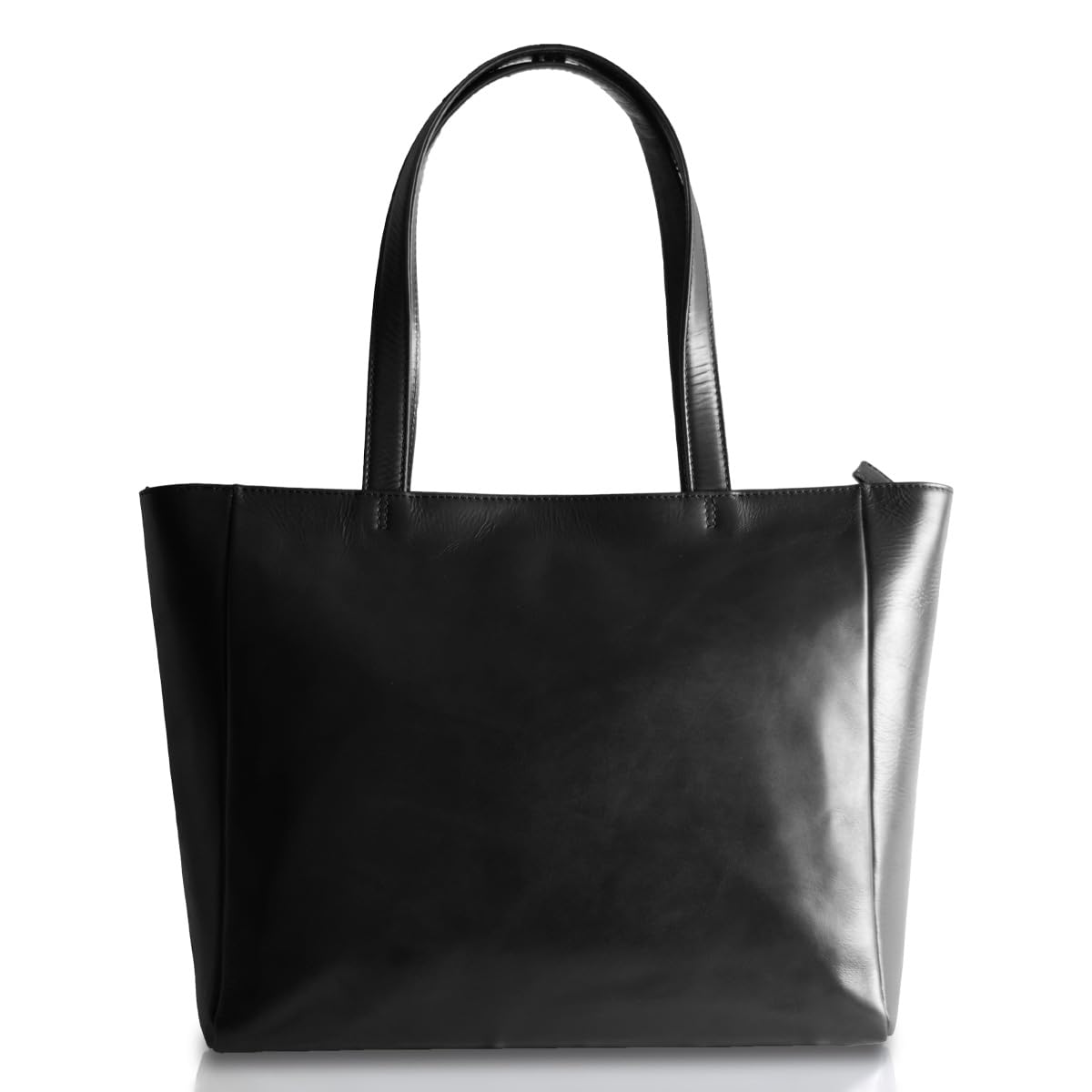 

VERAPELLE [Эксклюзивный бренд Amazon] Мужская деловая сумка-тоут из коровьей кожи, формата A4, отделение для ноутбука, большая вместимость, застежка-молния сверху, идеально для