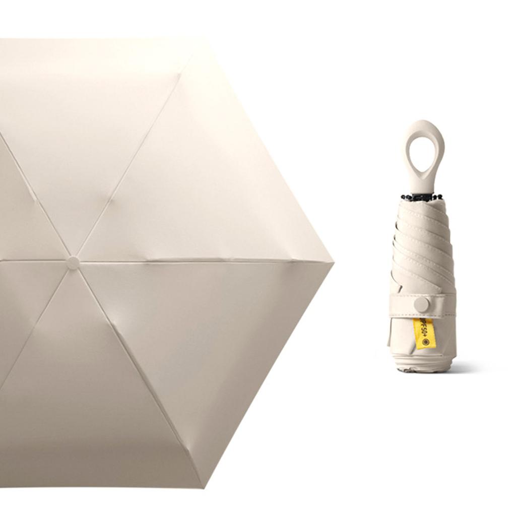 Lightweight Mini Folding Rain Umbrella Portable Travel Size Sun Umbrella for Outdoor Use UV Protections