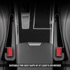 Upgrade Car Gap Filler Seat Crevice Storage Box A Pair Car Seat Gap Filler Seat Gap Organizer Box with Phone Charging Cable Hole