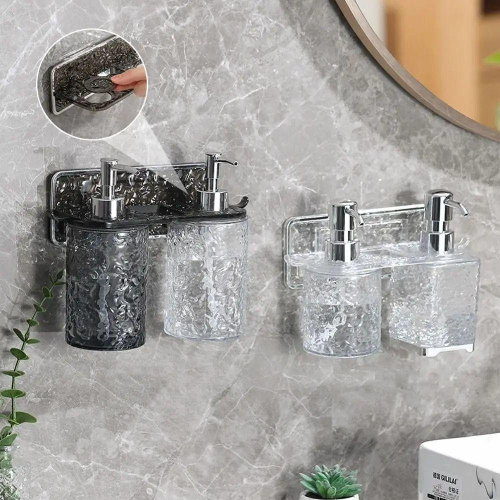 Wall Mounted Bathroom Storage Rack Creative Lotion Dispenser Holder  Bathroom Supplies