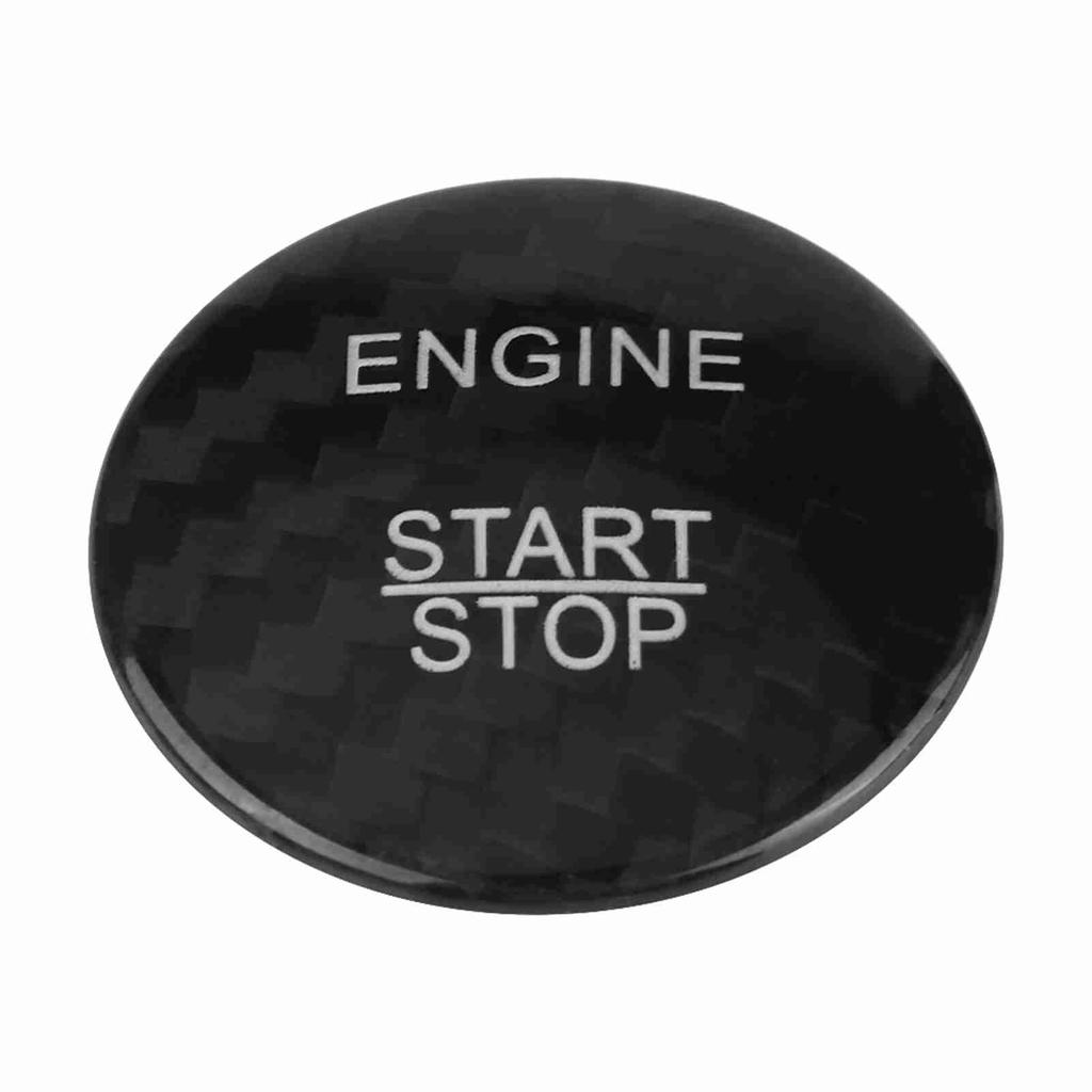 Red Carbon Engine Start Button Cover Trim for A B C GLC GLA CLA ML Class