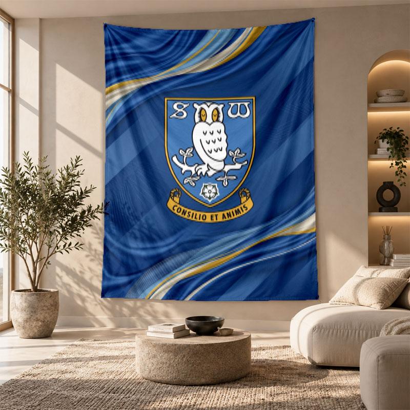 Decorative Tapestry,Sheffield Wednesday Printed Wall Art, Lightweight Wall Hanging For Bedroom Background