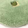 Senko Tiny Leaf Toilet Lid Cover for Heated and Washable Toilets, Green