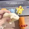 Squeaky Vinyl Animal Bath Toy for Toddlers Soft Water Play Figure Interactive Squeeze Toy for Baby Shower Fun Cute Floating Figurine for Pool Bathtub