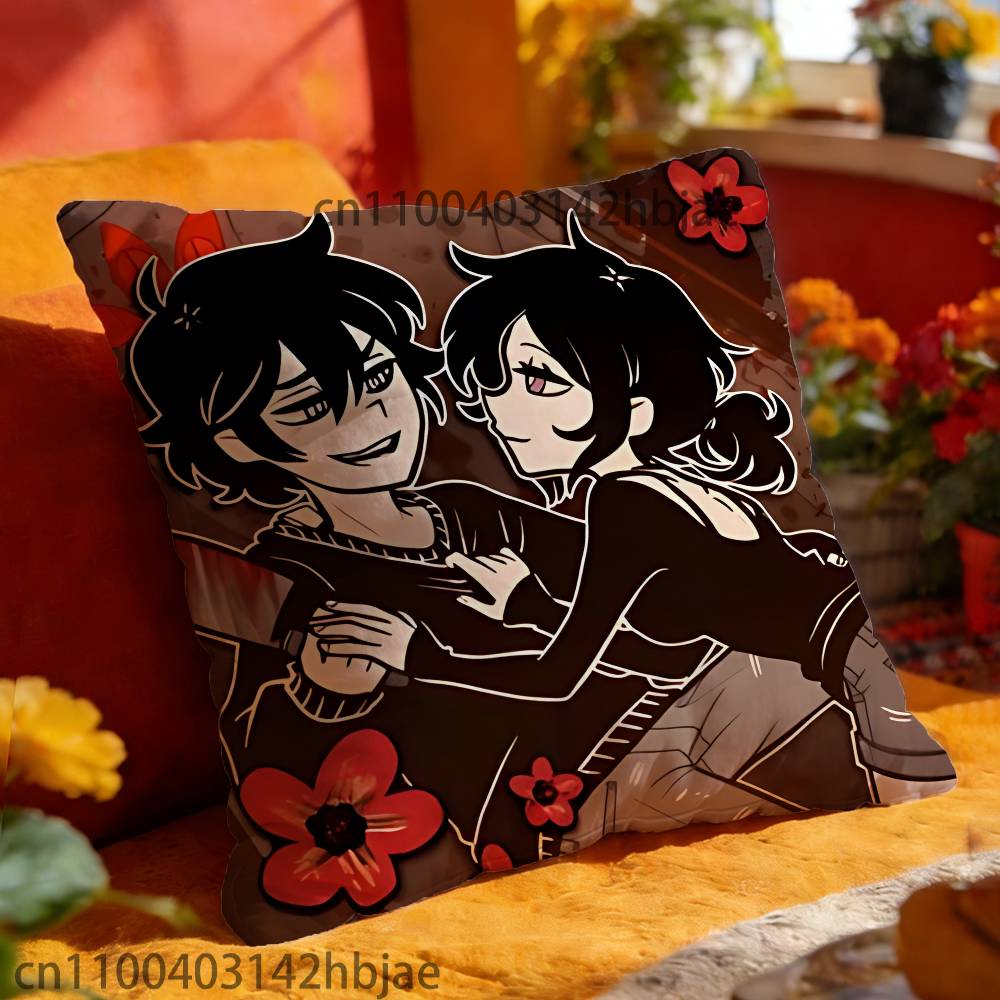 The C-Coffin of Andy and Leyley Pillow Case For Sofa Decor Car Office Room Printing Cushion Cover Decorations and Protector