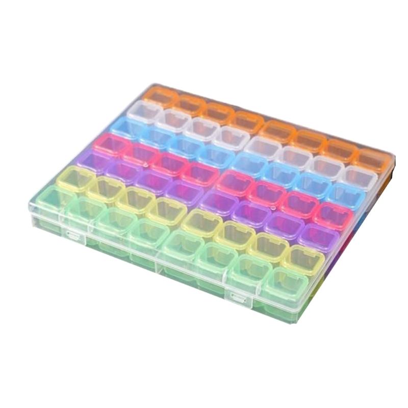 Stylish Jewelry Organiser with Compartment Transparent Case Plastic Storage Box For Earrings Necklaces Accessories