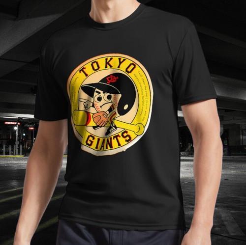 Tokyo Giants Винтажный логотип Японии Актив - 1900-е Активная футболка Смешная Размеры от S до 5XL Унисекс Футболка XXL