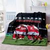 Arsenal Personalized Text Blanket Cozy Customizable Blanket Soft Warm Cozy Throw For Home Decor Office Bedding Living Room All-Season Use