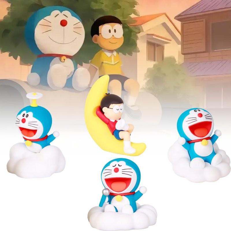 Adorable Pvc Doraemon Night Sky Series Blind Box Figure For Collectors And Fans