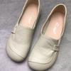 Flat shoes 2025 women's single shoes soft sole soft leather comfortable flat shoes women's shoes