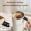 380ML Self Stirring Coffee Mug with Temperature Display Electric Coffee Mixing Mug Rechargeable Automatic Magnetic Stirring Cup