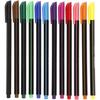 Assortment of Good Quality, Long-lasting, Water-based Triangular Markers with a Solid Tip.. There Is Enough