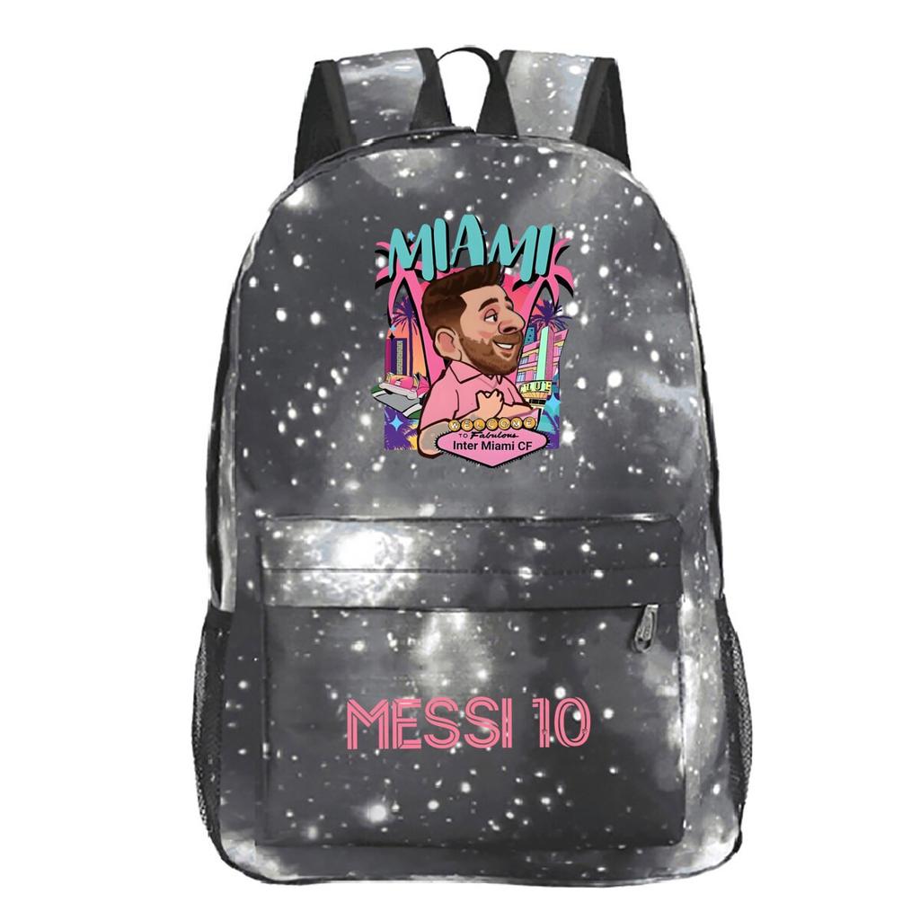 Football Printed Student Backpack Multifunctional Usb Interface Large Capacity Leisure Travel Backpack
