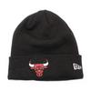 New Era Chicago Bulls NBA Cuffed Knit Beanie Black Basketball