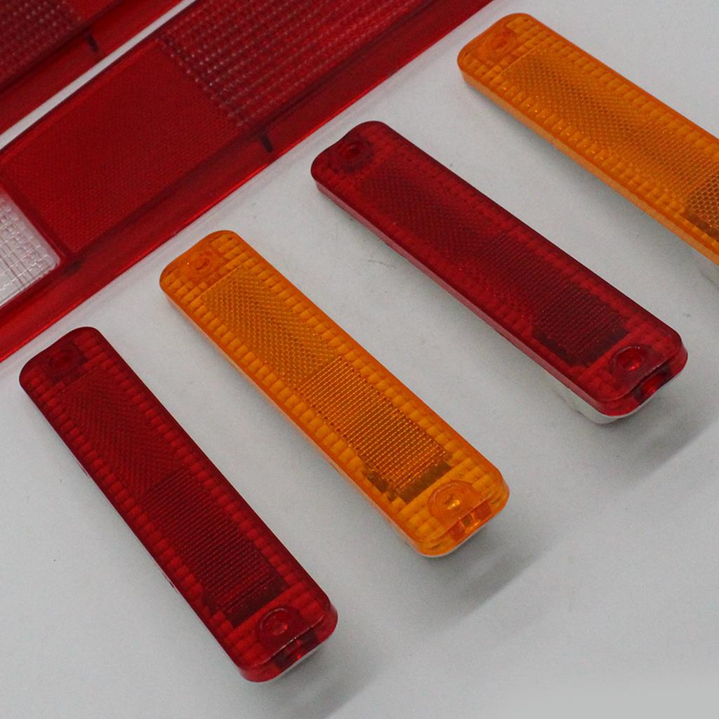Car Portable Taillight Truck Side FendersKit Indicator Lamp Durable Fit for F-150 F150 F250 Econoline High Transmittance