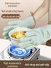 High-Temperature Resistant Silicone Oven Gloves - Non-Slip, Anti-Scald for Baking and Steaming