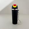 3pcs Plastic Mini Bottle Keychains Serving as Lip Balm Cases Practical Decorative Item for Daily Use Portable