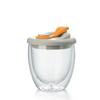 Leak-Proof Transparent Tumbler Cold/Heat Resistant Portable Water Cup Cute Glass Cup with Lid  Tea