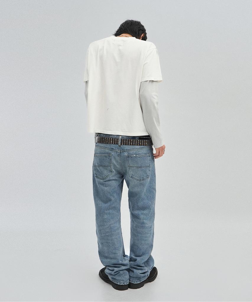 SUADE Color Layered Long Sleeve [Ivory]
