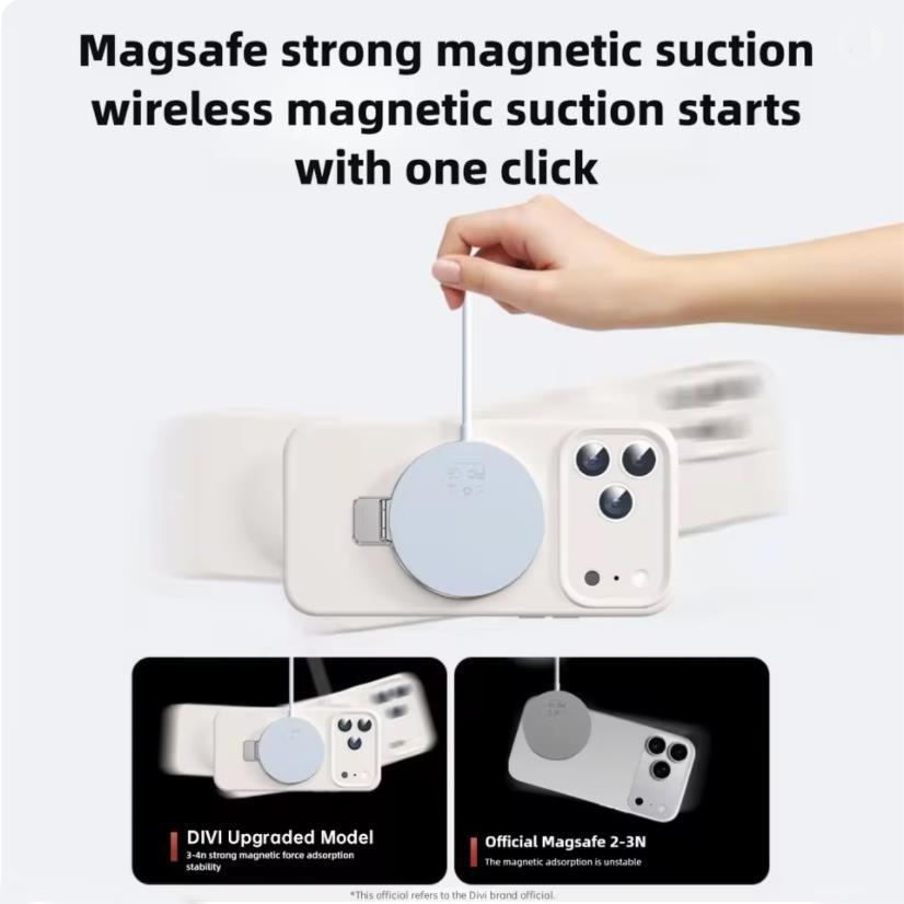 Liquid Silicone Case For Iphone 17 16 15 14 13 12 11 Pro Plus Max Air Magsafe Metal Stand Lens Full Protection Fine Grip Cover