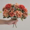 Accessories Simulation Peony Flower Silk Petals Faux Flower Fake Floral Bouquet  Home Decoration