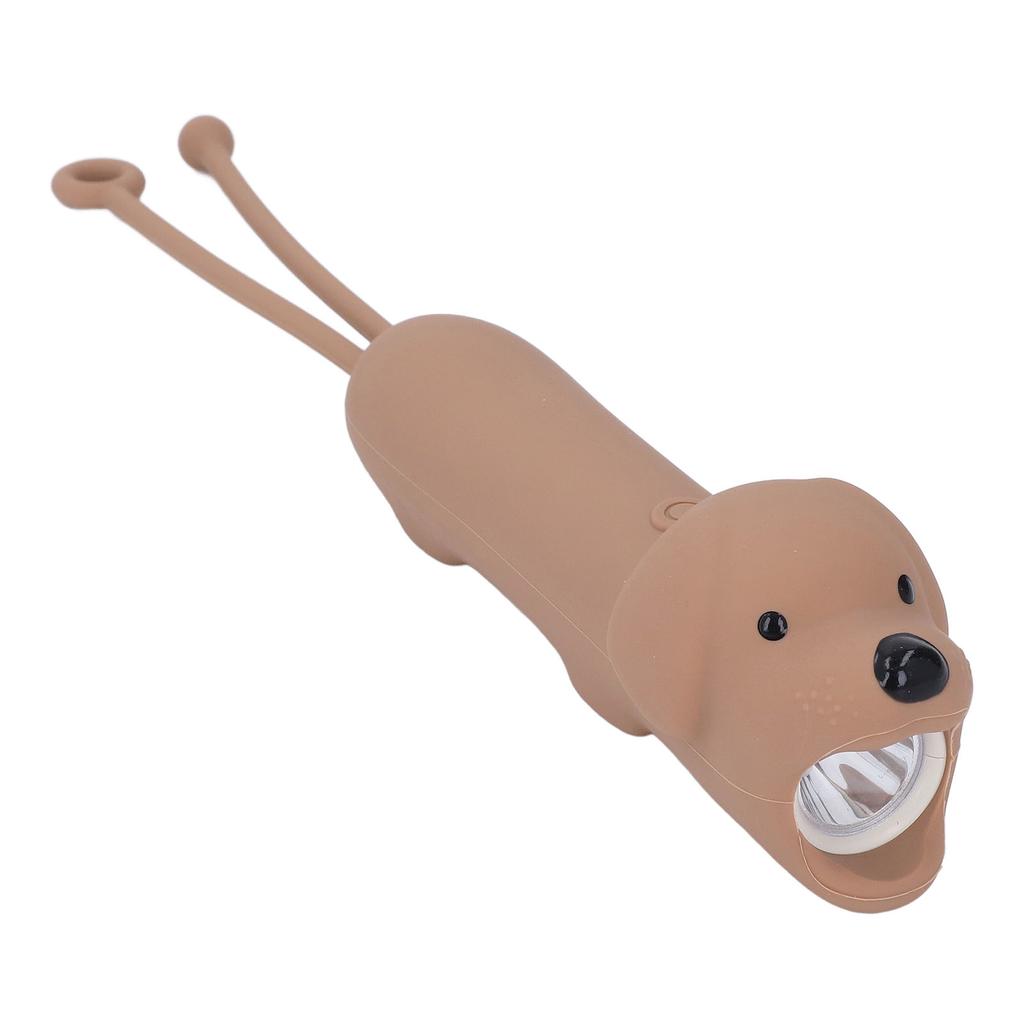 Cute Animal Silicone Flashlight Portable Flashlight Children Miniature 2 Gears Flashlight for Home Outdoor