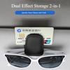 Creative Multi-Functional Car Sunglasses Holder Sun Visor Storage Clip Car Glasses Clip Auto Interior Storage