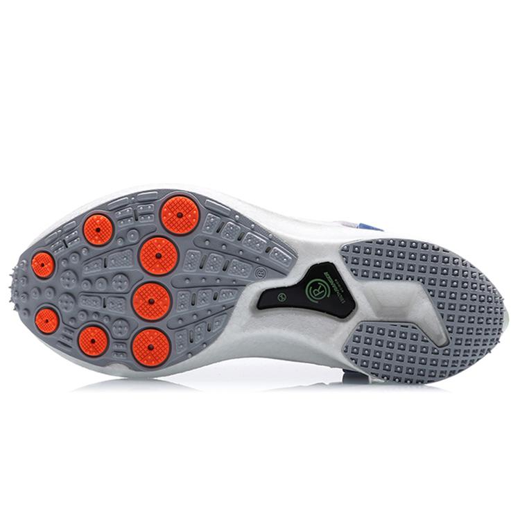 Li Ning Ranger Running Shoes Women's Low Top Gray/Green ARHQ152-7