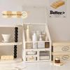 Transparent Dustproof Cosmetic Storage Box for Desktop Skincare Organization