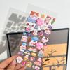Funny Puppy Shiba Inu Dog Sticker 3D Cute Dog Silicone Belly Puppy Stickers Mobile Phone Decoration Party Favor Kids Gifts