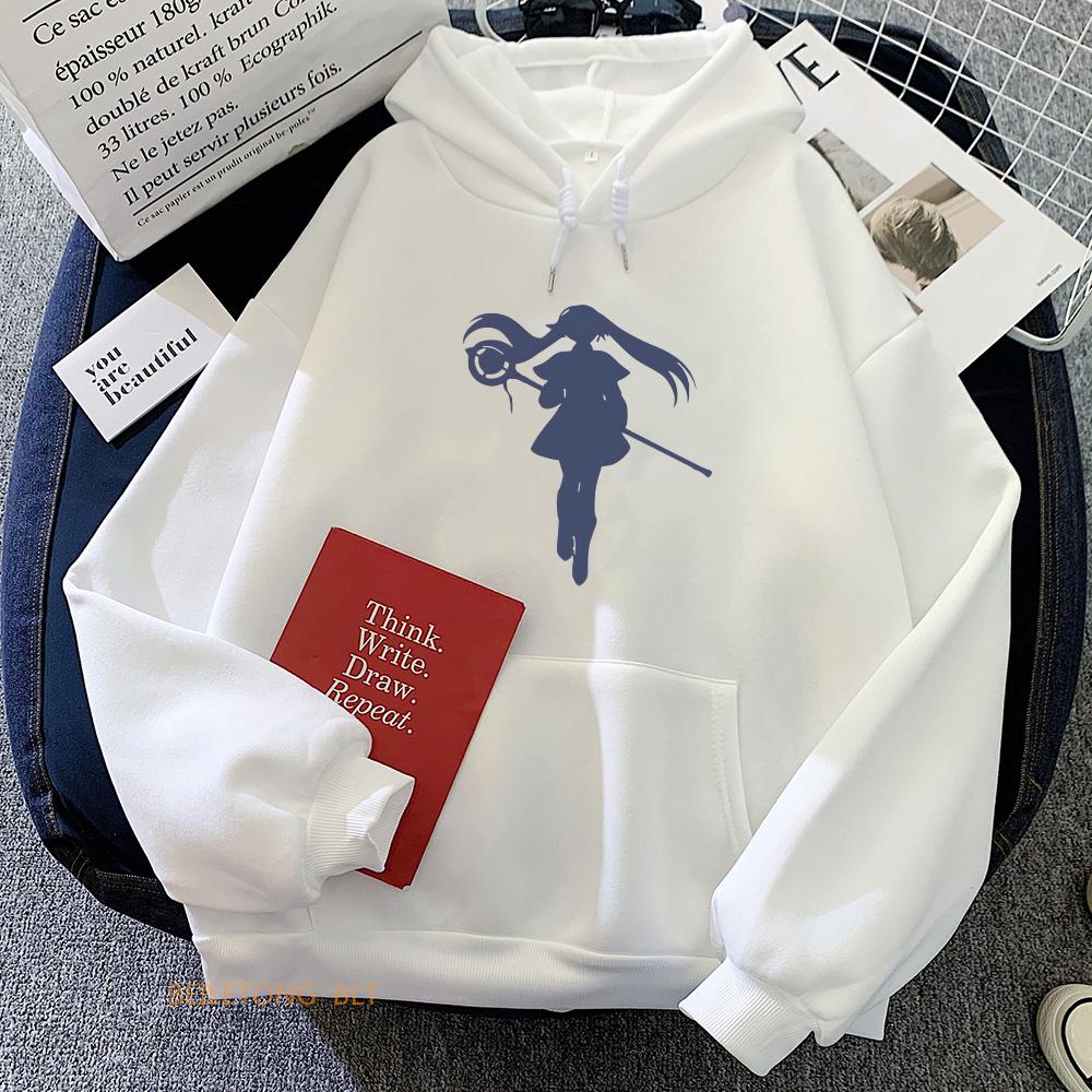 Sousou Manga Bedruckter Hoodie Ohne Frieren Hoodies Lässige Pullover Übergröße Anime Herbst Winter Klassisch Schlicht Langarm