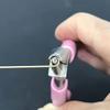 Stainless Steel Precision Wire Bending Tool - Half-Round Concave Pliers for DIY Jewelry Making, Handheld Wire Winding & Shaping, Sleek Finish